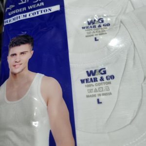 Premium Cotton Singlet. Size: Large