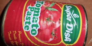 E- Super Dish Tin Tomatoes 400g- Half Derica Can
