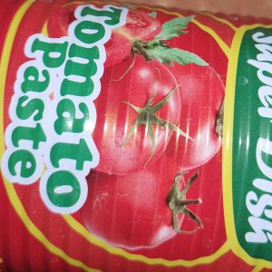 E- Super Dish Tin Tomatoes 400g- Half Derica Can
