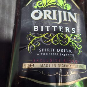 Orijin  Bitters  in Plastic Bottles.