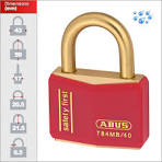 I-R TOP Security PADLOCK- Medium Size, Red Colour
