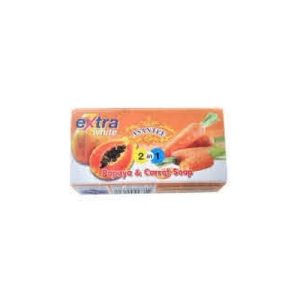 Asante Papaya & Carrot Soaps of Diverse variants- 125g