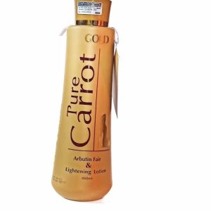 Gold Pure Carrot.  Pure Carrot Gold, Arbutin  Fair & Glutta Lightening Lotion - 450ml