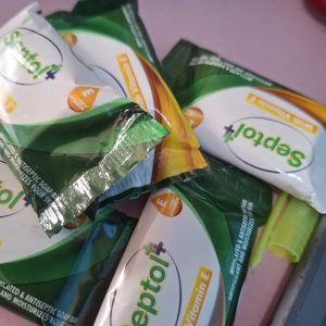 Septol Medicated and Antiseptic Soap- Mini Pack of Hotel Size.