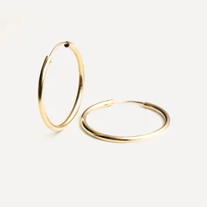 Hoop-Ring-Like Earrings