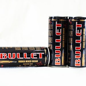 Bullet, Vodka Mixed Alcoholic Can Drink-250ml.Caffeine free