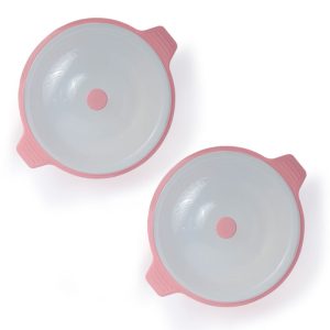 Two Sets of Serving Bowl Plates