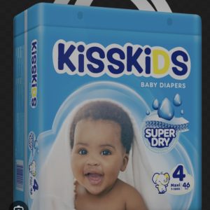 Kisskid baby's Diaper: Size 4- 46PCS Count.