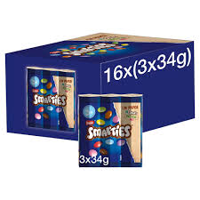Smarties Tubes  Chocolates @3X34G