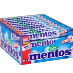 Mentos Mint; Shorter Sticks in a Half of Full Pack; Chewy Dragees. wholesale