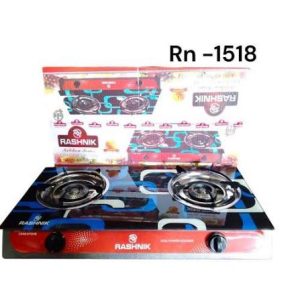 RASHNIK TWO BURNER,TABLE TOP GAS COOKER; RN 1518