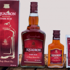 Squadron Blended Dark Rum in Satchet