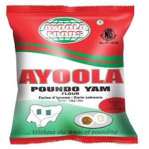 AYOOLA POUNDO YAM FLOUR -0.9KG
